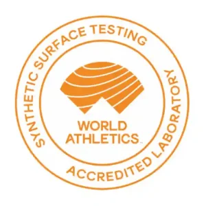 The World Athletics accreditation badge.